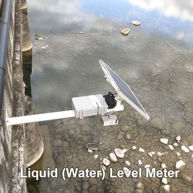 Мерач на нивоа на течност (вода), мерач на струја на радар и мерач на проток